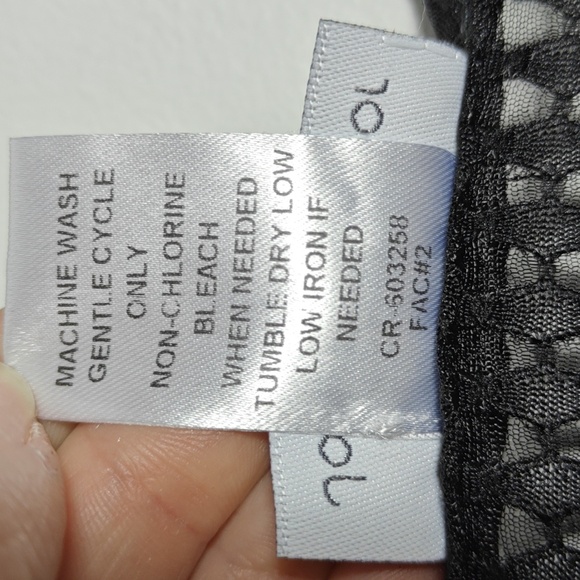 JORDAN TAYLOR Sheer Black Mesh Beach Cover Tunic Shirt Size Large - Picture 4 of 13